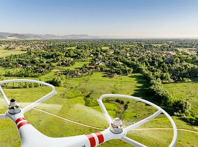 photo aérienne à Lourdes